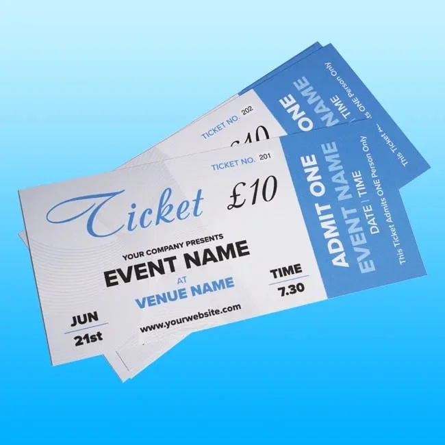 Tickets Printing Oldbury