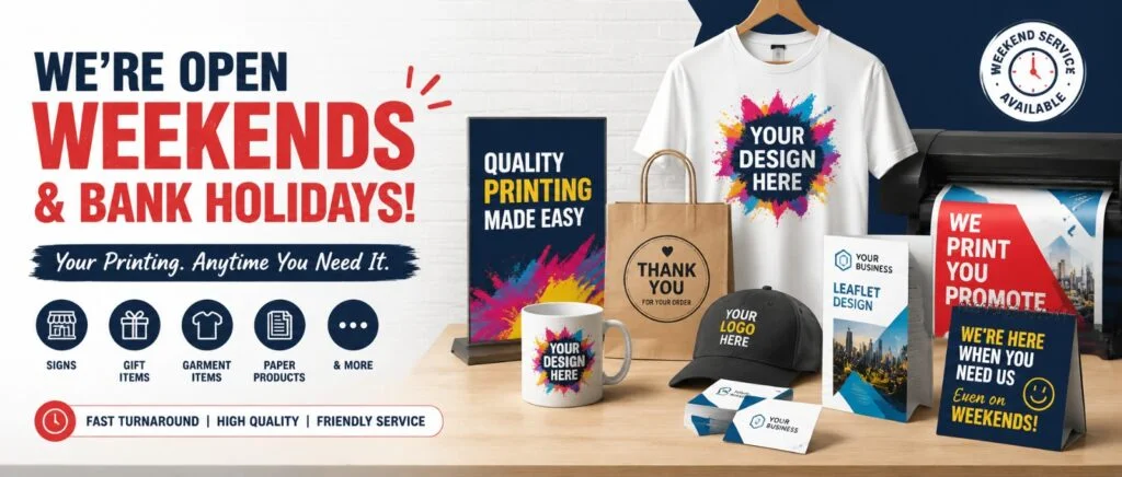 Weekend Printing Service Oldbury